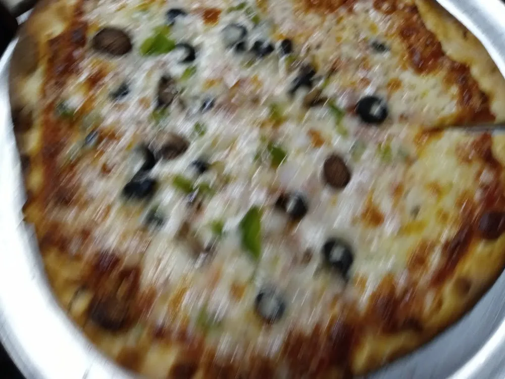 Olives Mushrooms Pizza